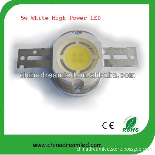 2012 Hot!! 5 watt white high power LED